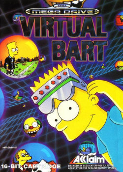 Carátula del juego Virtual Bart (Genesis)