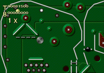Pantallazo del juego online Virtual Pinball (Genesis)
