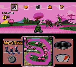 Pantallazo del juego online Wacky Races (Genesis)