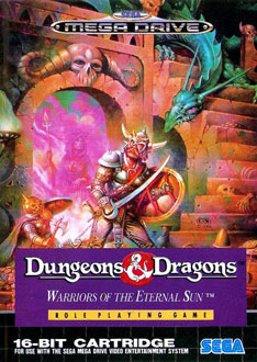 Carátula del juego Dungeons & Dragons - Warriors of the Eternal Sun (Genesis)