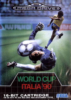 Carátula del juego World Cup Italia 90 (Genesis)