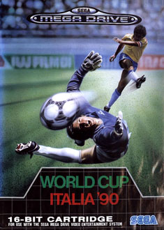 Carátula del juego World Cup Italia 90 (Genesis)