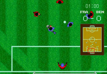 Pantallazo del juego online World Cup Italia 90 (Genesis)