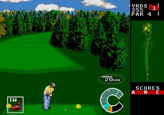 Pantallazo del juego online World Class Leaderboard Golf (Genesis)