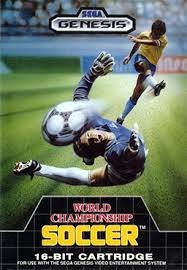 Carátula del juego World Championship Soccer (Genesis)