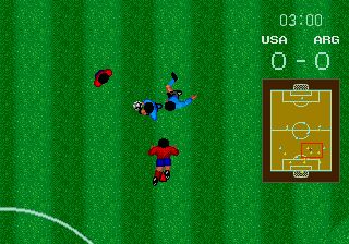 Pantallazo del juego online World Championship Soccer (Genesis)