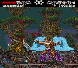 Pantallazo del juego online WeaponLord (Genesis)