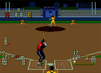Pantallazo del juego online World Pro Baseball 94 (Genesis)