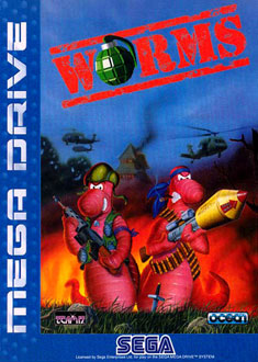 Carátula del juego Worms (Genesis)