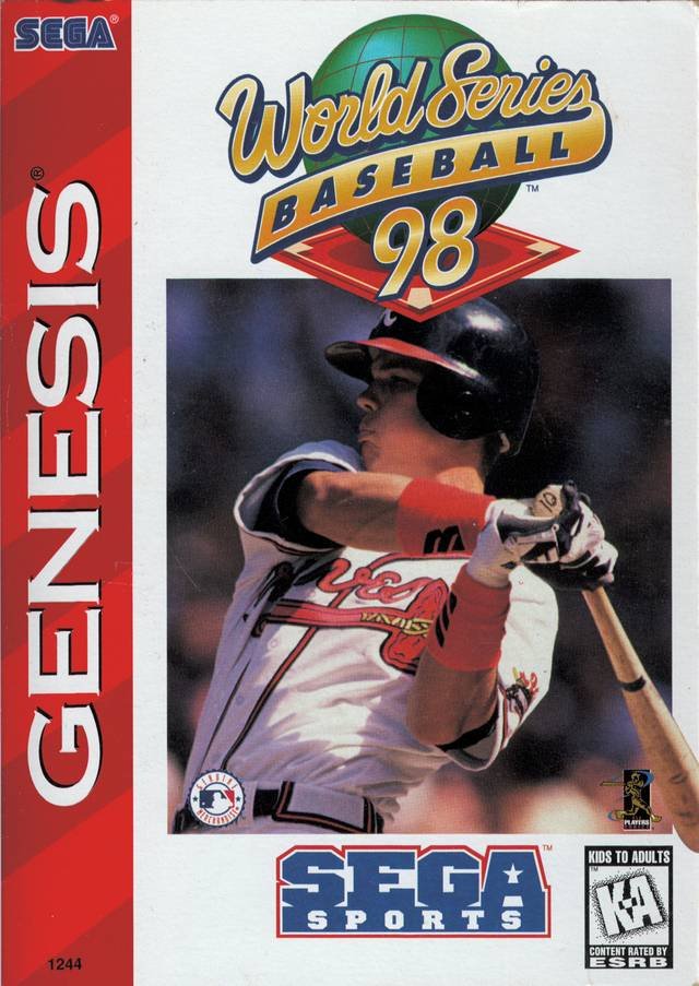 Carátula del juego World Series Baseball 98 (Genesis)