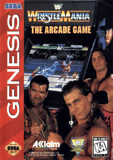 Carátula del juego WWF WrestleMania The Arcade Game (Genesis)
