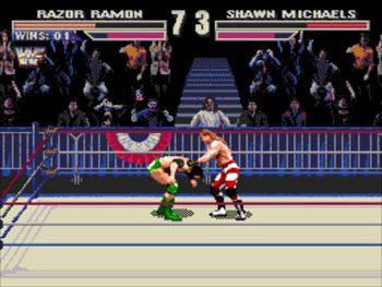 Pantallazo del juego online WWF WrestleMania The Arcade Game (Genesis)