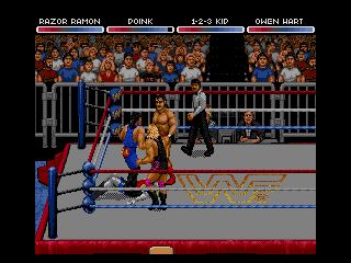 Pantallazo del juego online WWF Raw (Genesis)