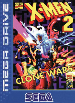 Carátula del juego X-Men 2 Clone Wars (Genesis)