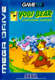 Carátula del juego Yogi Bear's Cartoon Capers (Genesis)