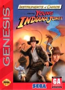 Carátula del juego Instruments of Chaos Starring Young Indiana Jones (Genesis)