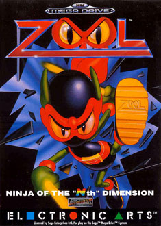 Carátula del juego Zool Ninja of the Nth Dimension (Genesis)