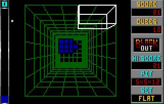 Pantallazo del juego online Blockout (Atari Lynx)