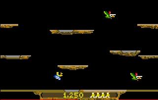 Pantallazo del juego online Joust (Atari Lynx)