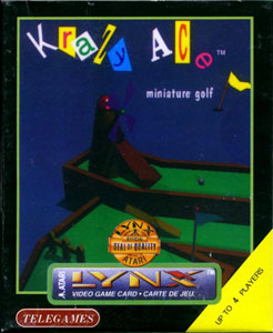 Carátula del juego Krazy Ace Miniature Golf (Atari Lynx)