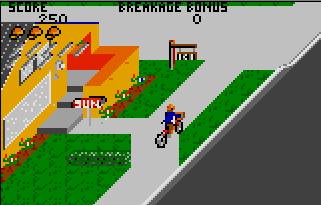 Pantallazo del juego online Paperboy (Atari Lynx)