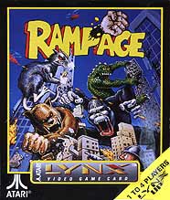 Carátula del juego Rampage (atari Lynx)