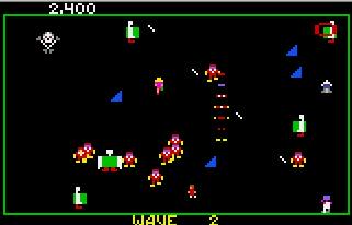 Pantallazo del juego online Robotron 2084 (Atari Lynx)