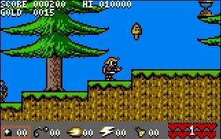 Pantallazo del juego online Viking Child (Atari Lynx)