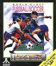 Carátula del juego World Class Soccer (Atari Lynx)
