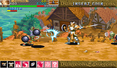 Pantallazo del juego online Dungeons & Dragons Shadow over Mystara (Mame)