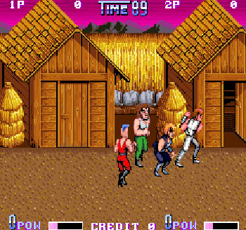 Pantallazo del juego online Double Dragon 2 (Mame)