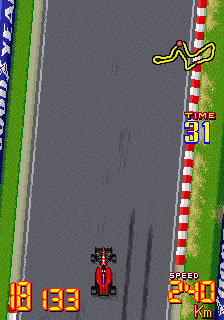 Pantallazo del juego online F-1 Grand Prix Part II (MAME)