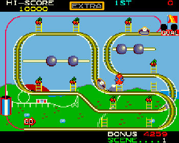 Pantallazo del juego online Mr Do's Wild Ride (MAME)