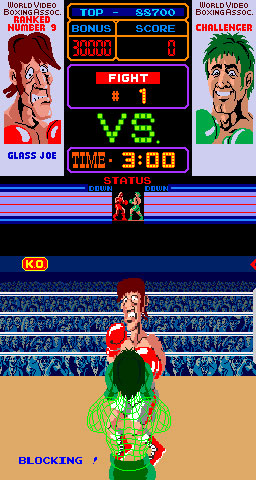 Pantallazo del juego online Punch-Out (Mame)