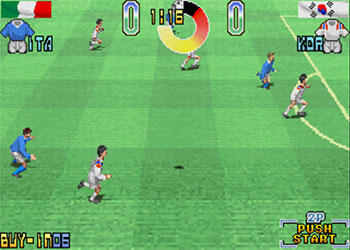 Pantallazo del juego online Taito Power Goal (MAME)