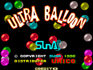 Carátula del juego Ultra Balloon (MAME)