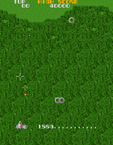 Pantallazo del juego online Xevious (Namco) (Mame)