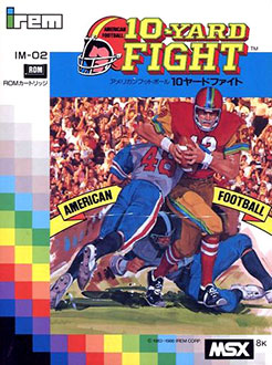 Carátula del juego 10 Yard Fight (MSX)