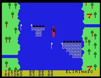 Juego online Aguas Bravas (MSX)