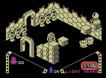 Pantallazo del juego online Alien 8 (MSX)