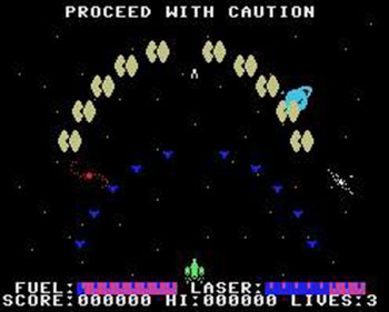 Pantallazo del juego online Alpha Blaster (MSX)