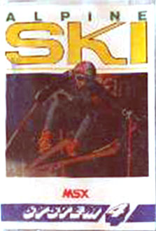 Carátula del juego Alpine Ski (MSX)