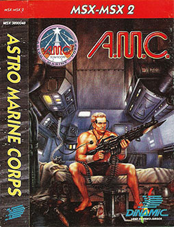 Carátula del juego AMC Astro Marine Corps (MSX)