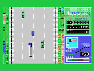 Jeu Vidéo American Truck Pour MSX/MSX2 - Occasion, état Correct, Testé Et Fonctionnel, Vendeur Pro