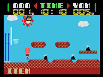 Pantallazo del juego online Animal Basketball (MSX)