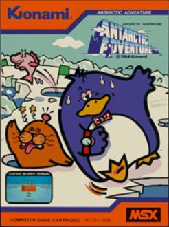 Carátula del juego Antarctic Adventure (MSX)