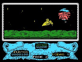 Pantallazo del juego online Arkos (MSX)