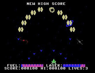 Pantallazo del juego online Astro Blaster (MSX)