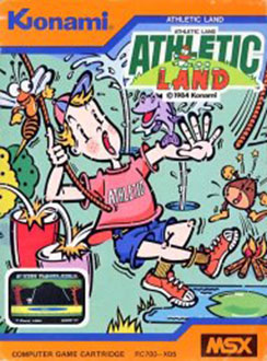 Carátula del juego Athletic Land (MSX)