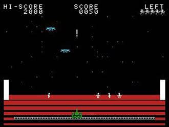 Pantallazo del juego online Attack Mosquiton (MSX)